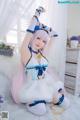 Coser@Sally多啦雪 (Sally Dorasnow): Nekopara Vanilla Lingerie (40 photos)